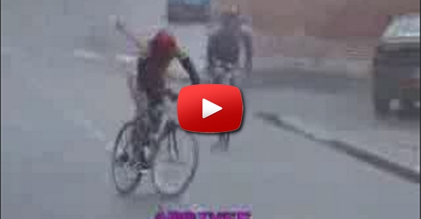 Ciclista profissional estupido